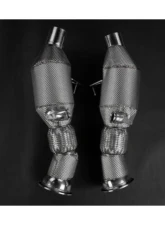 Capistro Exhaust 100 Cell Sport Cat Downpipes Ferrari 296 GTB | GTS 2021-2025                                     - 02FE13803023 - Image 2