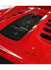Capistro Exhaust Primed Top | Clear Gloss Bottom Carbon and Glass Bonnet Raw Ferrari 458 Spider 2011-2015                                     - 03FE004100063L - Image 9