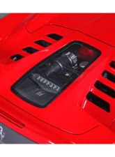 Capistro Exhaust Primed Top | Clear Gloss Bottom Carbon and Glass Bonnet Raw Ferrari 458 Spider 2011-2015                                     - 03FE004100063L - Image 5