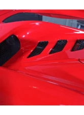 Capistro Exhaust Primed Top | Clear Gloss Bottom Carbon and Glass Bonnet Raw Ferrari 458 Spider 2011-2015                                     - 03FE004100063L - Image 6