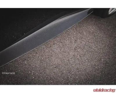 Capistro Exhaust Carbon Fiber Side Skirts with Small Fin Ferrari Roma 2020+ - 03FE13010004