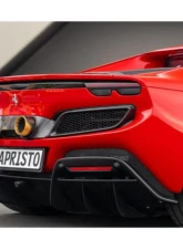 Capistro Exhaust Gold Twin Tailpipe Carbon Conversion Ferrari 296 GTB | GTS 2021-2025                                     - 03FE13810003-G - Image 3