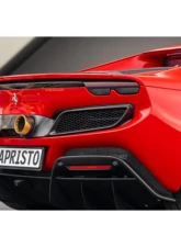 Capistro Exhaust Gold Twin Tailpipe Carbon Conversion Ferrari 296 GTB | GTS 2021-2025                                     - 03FE13810003-G - Image 7