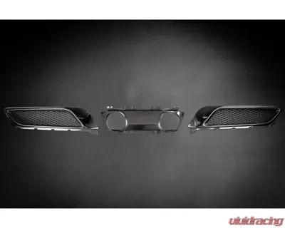 Capistro Exhaust Gold Twin Tailpipe Carbon Conversion Ferrari 296 GTB | GTS 2021-2025 - 03FE13810003-G