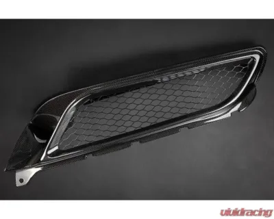 Capistro Exhaust Gold Twin Tailpipe Carbon Conversion Ferrari 296 GTB | GTS 2021-2025 - 03FE13810003-G