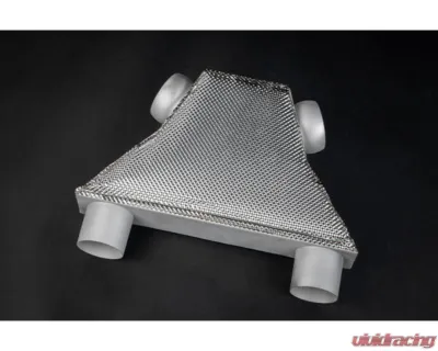 Capistro Exhaust Gold Twin Tailpipe Carbon Conversion Ferrari 296 GTB | GTS 2021-2025 - 03FE13810003-G