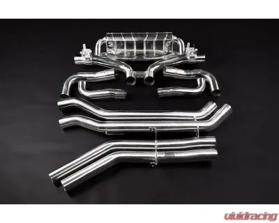 Capristo Exhaust Valved Exhaust w/ Middle Silencer Spare and Carbon Tips (OE Actuators) Lamborghini Urus/S 2018+ - 02LA11203023