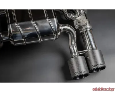 Capristo Exhaust OE Acutators Valved Exhaust w/ Mid-Silencer & Wicrom Tips BMW M2 Competition | CS F87 - 02BM09903020