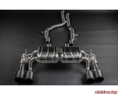 Capristo Exhaust OE Acutators Valved Exhaust w/ Mid-Silencer, OPF Race & Wicrom Tips BMW M2 Competition | CS F87 - 02BM09903030