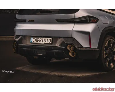 Capristo Exhaust OE Actuators Valved Exhaust System w/ Gold & Wicrom Tips, Mid-Pipes & 200 Cell OPF/GPF Replacements BMW XM - 02BM13403002-G