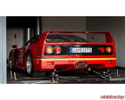 Capristo Exhaust CES3 ECE Valved Catback Exhaust Ferrari F40 - 02FE13903001