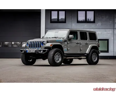 Capristo Exhaust Triple Tip Valved Exhaust w/ 250 Cell Sport Cat Downpipes Jeep Wrangler 4xe - 02JE12003002