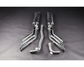 Capristo Exhaust Triple Tip Valved Exhaust w/ 250 Cell Sport Cat Downpipes Jeep Wrangler 4xe