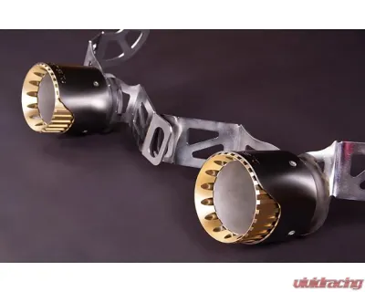 Capristo Exhaust Exhaust System w/ Wicrom Black Chrome End Pipes Maserati MC20 - 02MA09203014-B