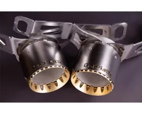 Capristo Exhaust Exhaust System w/ Wicrom Black Chrome End Pipes Maserati MC20