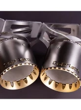 Capristo Exhaust Exhaust System w/ Wicrom Black Chrome End Pipes Maserati MC20                                     - 02MA09203014-B - Image 7