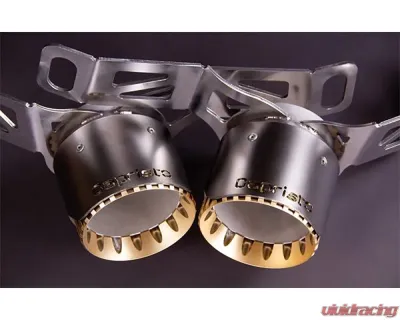 Capristo Exhaust Exhaust System w/ Wicrom Black Chrome End Pipes Maserati MC20 - 02MA09203014-B