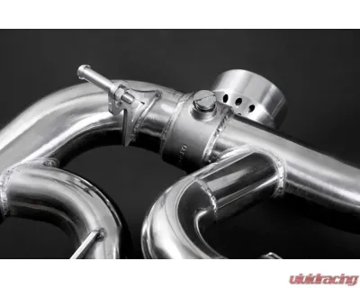 Capristo Exhaust CES3 Valved Exhaust w/ Mid-Pipes Mercedes-Benz AMG SLS Black Series - 02MB03303001BLK