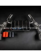 Capristo Exhaust Valved Exhaust System for 2023-2024 Nissan Z RZ34 with Carbon Red Tips                                     - 02NI13603001-CR - Image 2