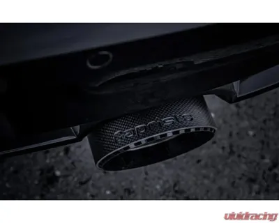 Capristo Exhaust Valved Exhaust System for 2023-2024 Nissan Z RZ34 with Carbon Red Tips - 02NI13603001-CR