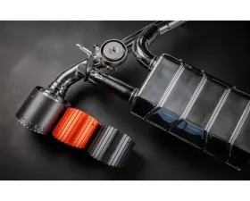 Capristo Exhaust Valved Exhaust w/ Center Silencer Race & Carbon Black Tips Nissan Z RZ34