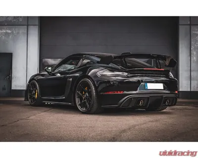 Capristo Exhaust OPF Replacement 100 Cell Valve Muffler & Performance Headers Set w/ Wicrom Tips Porsche 718 GT4RS - 02PO01003036