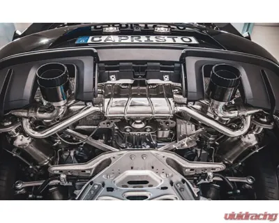 Capristo Exhaust 100 Cell OPF Replacement Pipes Porsche 718 GT4RS - 02PO01003033