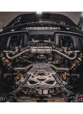Capristo Exhaust OPF Replacement 100 Cell Valve Muffler & Performance Headers Set w/ Wicrom Tips Porsche 718 GT4RS                                     - 02PO01003036 - Image 13