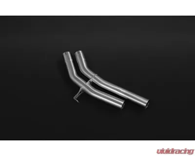 Capristo Exhaust OE Actuators Valved Exhaust w/ Middle Silencer Race & Carbon Black Tips Porsche 536 Cayenne Turbo | Turbo E-Hybrid | GTS 2019+ - 02PO07703037-B