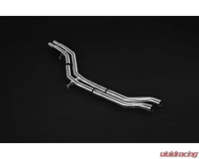 Capristo Exhaust OE Actuators Valved Exhaust w/ Middle Silencer Race & OEM Tips Porsche 536 Cayenne Turbo | Turbo E-Hybrid | GTS 2019+ - 02PO07703040