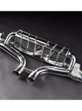 Capristo Exhaust OE Actuators Valved Exhaust w/ Middle Silencer Race & OEM Tips Porsche 536 Cayenne Turbo | Turbo E-Hybrid | GTS 2019+                                     - 02PO07703040 - Image 4