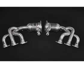 Capristo Exhaust OE Muffler Cat/OPF Replacement 250 Cell Headers Porsche 992 GT3 | GT3 RS