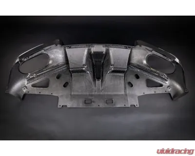 Capristo Exhaust Carbon Fiber Rear Diffuser for Ferrari Roma 2020-2024 - 03FE13010002