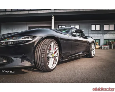 Capristo Exhaust Carbon Fiber Side Skirts Ferrari Roma - 03FE13010003