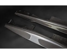 Capristo Exhaust Carbon Fiber Side Skirts Ferrari Roma