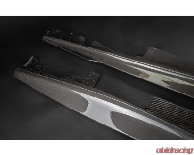 Capristo Exhaust Carbon Fiber Side Skirts Ferrari Roma - 03FE13010003