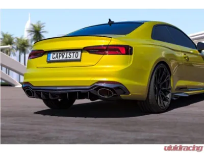 Capristo Exhaust Valved Exhaust System with Mid-Pipes and RS Oval Tips for Audi RS5 F5 - 02AU00503014-B