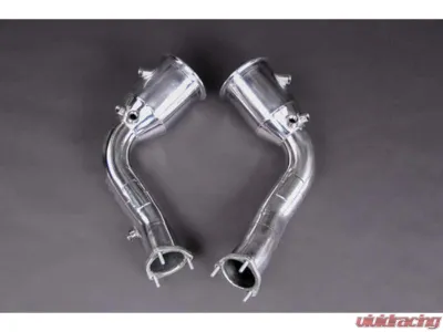 Capristo Exhaust Race Downpipes for Audi RS6 RS7 C8 S8 D5 - T309 Stainless Steel - 02AU01903039CD