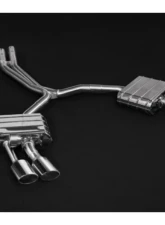 Capristo Exhaust Valved System with Mid-Pipes - Stainless Steel Tips for Audi S4/S5 (B9/F5)                                     - 02AU03103016 - Image 2