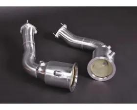 Capristo Exhaust 250 Cell Sport Cat Downpipes for Audi S4/S5 (B9/F5) - T309 Stainless Steel