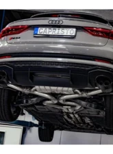 Capristo Exhaust Valved Exhaust System with Mid Pipes for Audi RSQ3 (OEM Actuators)                                     - 02AU10903026 - Image 4
