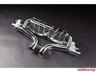 Capristo Exhaust Valved Exhaust with MidSilencer Spare - Wicrom Tips (OE Actuators) - 02AU11903020-B