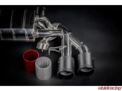 Capristo Exhaust Valved Exhaust with 200 cell OPF, MidSilencer Spare & Wicrom Tips (OE Actuators) - 02BM03803034-B