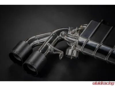 Capristo Exhaust Valved Exhaust with 200 cell OPF, MidSilencer Spare & Wicrom Tips (OE Actuators) - 02BM03803034-R