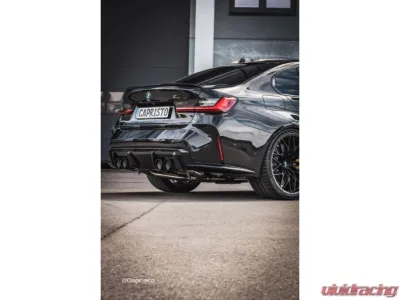 Capristo Exhaust ECE Valved Exhaust, Middle Silencer Spare & Wicrom Tips (OE Actuators) - 02BM07403025-B