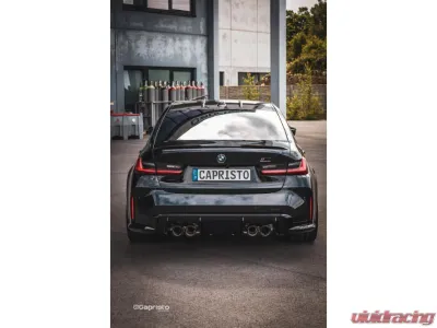 Capristo Exhaust ECE Valved Exhaust, Middle Silencer Spare & Wicrom Tips (OE Actuators) - 02BM07403025-B