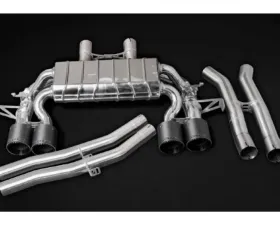 Capristo Exhaust Valved Exhaust, Middle Silencer Spare & Wicrom Tips (OE Actuators)