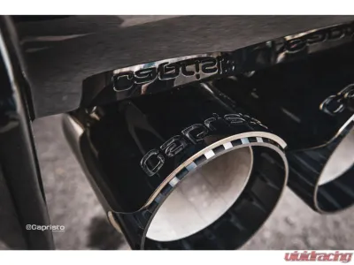 Capristo Exhaust Valved Exhaust, Middle Silencer Spare & Wicrom Tips (OE Actuators) - 02BM07403025-S