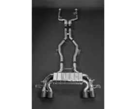 Capristo Exhaust Valved Exhaust, 200cell OPF, MidSilencer Spare & Wicrom Tips (OE Actuators)