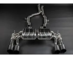 Capristo Exhaust Valved Exhaust with Mid-Silencer/OPF Spare, Wicrom Tips (OE Actuators)